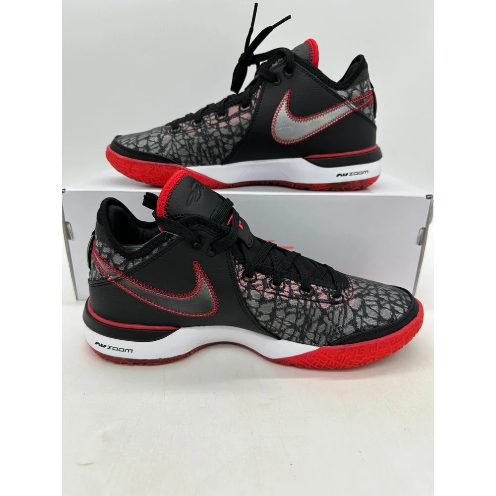 Nike Zoom LeBron NXXT Gen men's size 10.5 Black Red Basketball DR8784 001
